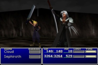 FINAL FANTASY 7- CLOUD AND SEPHIROTH CELEBRATE