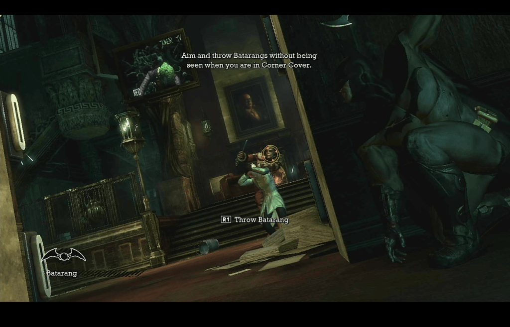 This image has an empty alt attribute; its file name is batman-arkham-asylum-stealth-shot.png